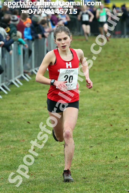 Womens under-20 Northern Cross Country Champs., Camp Hill Estate, Kirklington.  Photo: David T. Hewitson/Sports for All Pics